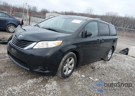 2011 Toyota Sienna Le V6 from USA, damaged, VIN 5TDKK3DC9BS168910